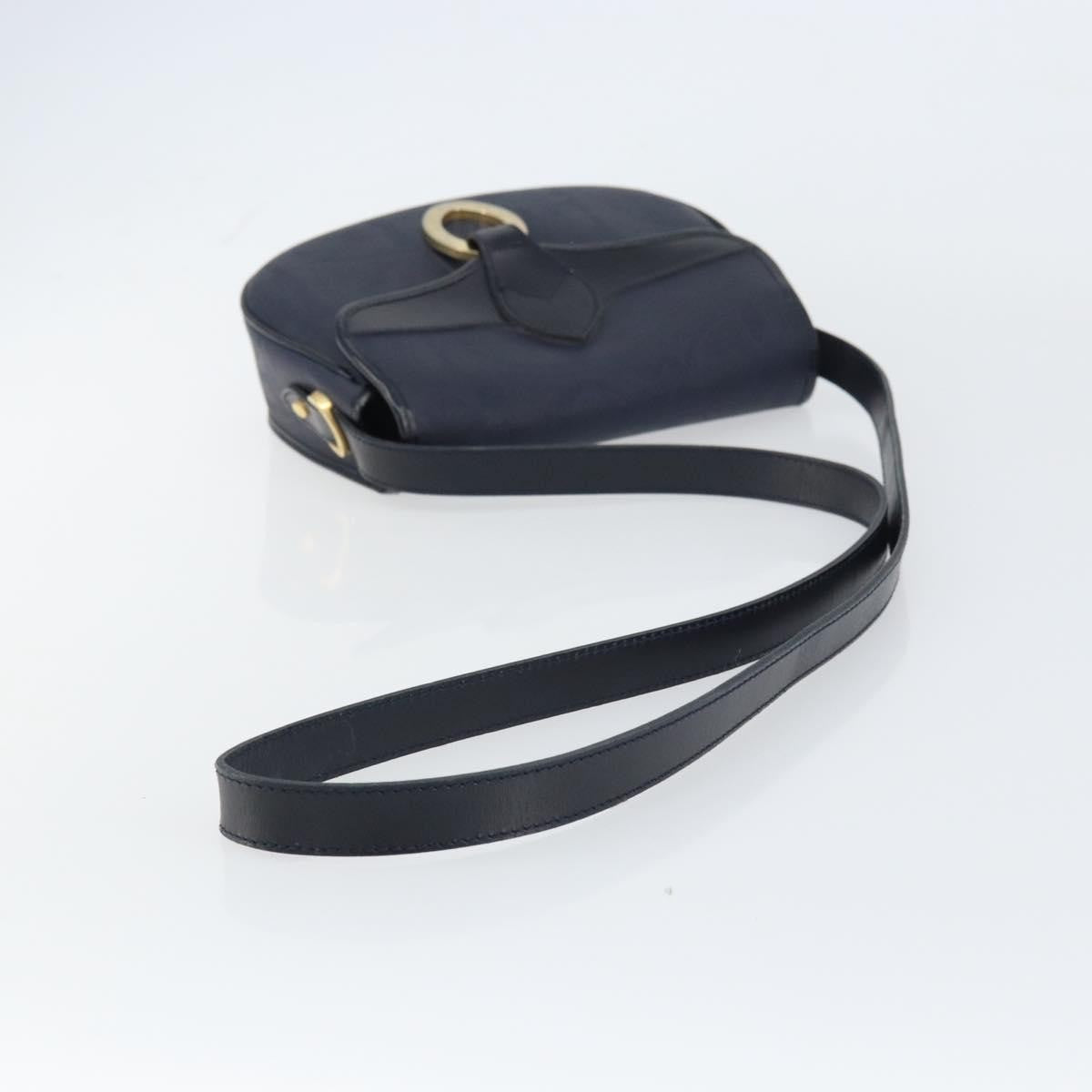 Christian Dior Trotter Shoulder Bag Canvas Navy Canvas Shoulder Bag Bag (Pre-Owned)
