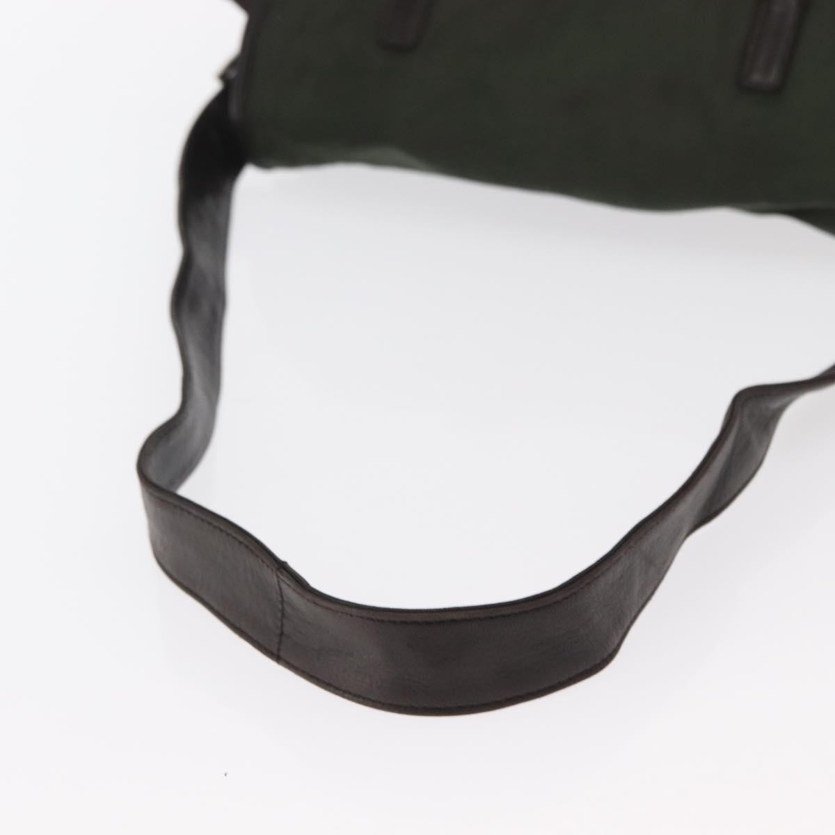 Prada Double Buckle Flap Messenger Bag Tessuto Khaki Nylon Shoulder Bag Bag