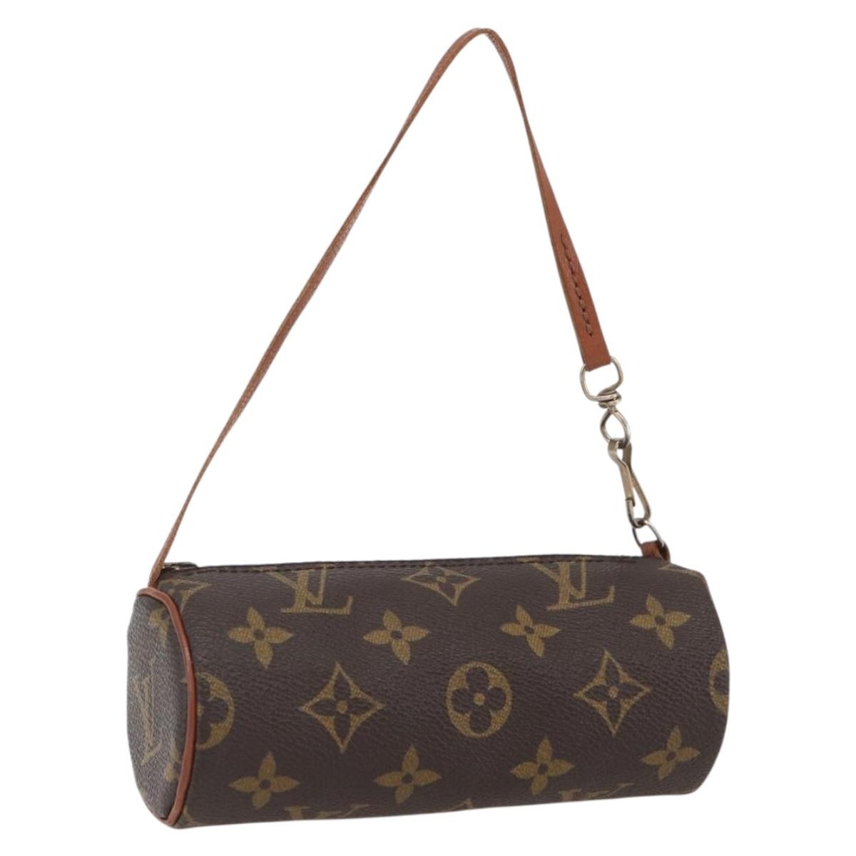 Louis Vuitton Papillon Pochette Monogram Canvas Brown Canvas Clutche & Pouche Bag