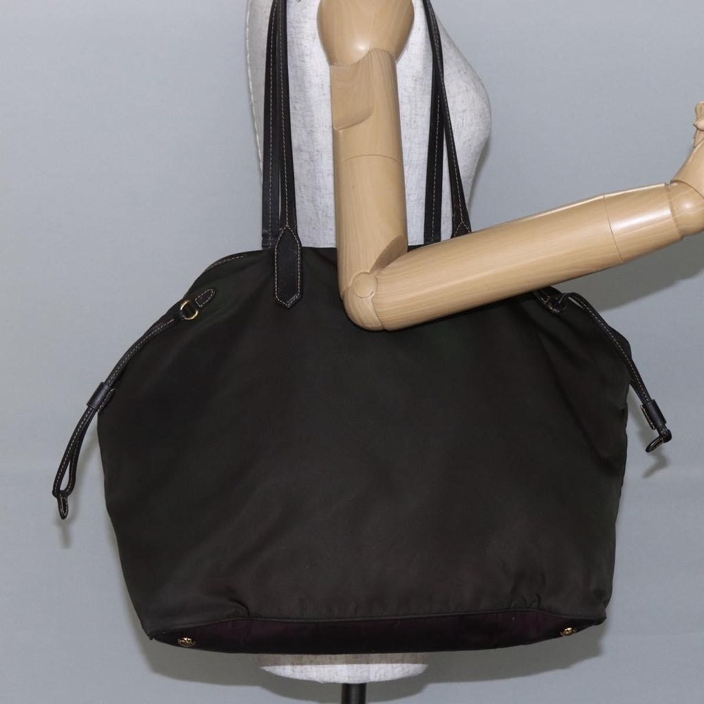 Prada Open Tote Tessuto Khaki Nylon Tote Bag Bag