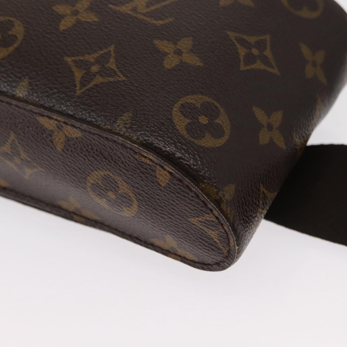 Louis Vuitton Geronimos Waist Bag Monogram Canvas Brown Canvas Shoulder Bag