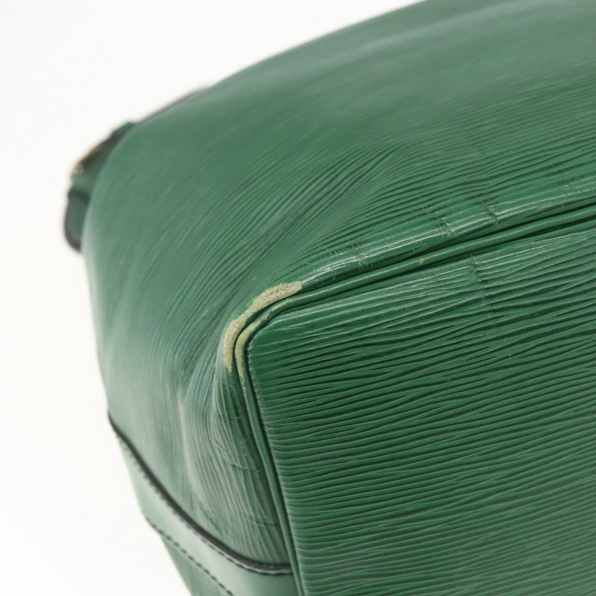 Louis Vuitton Petit Noe Handbag Epi Leather Green Leather Shoulder Bag