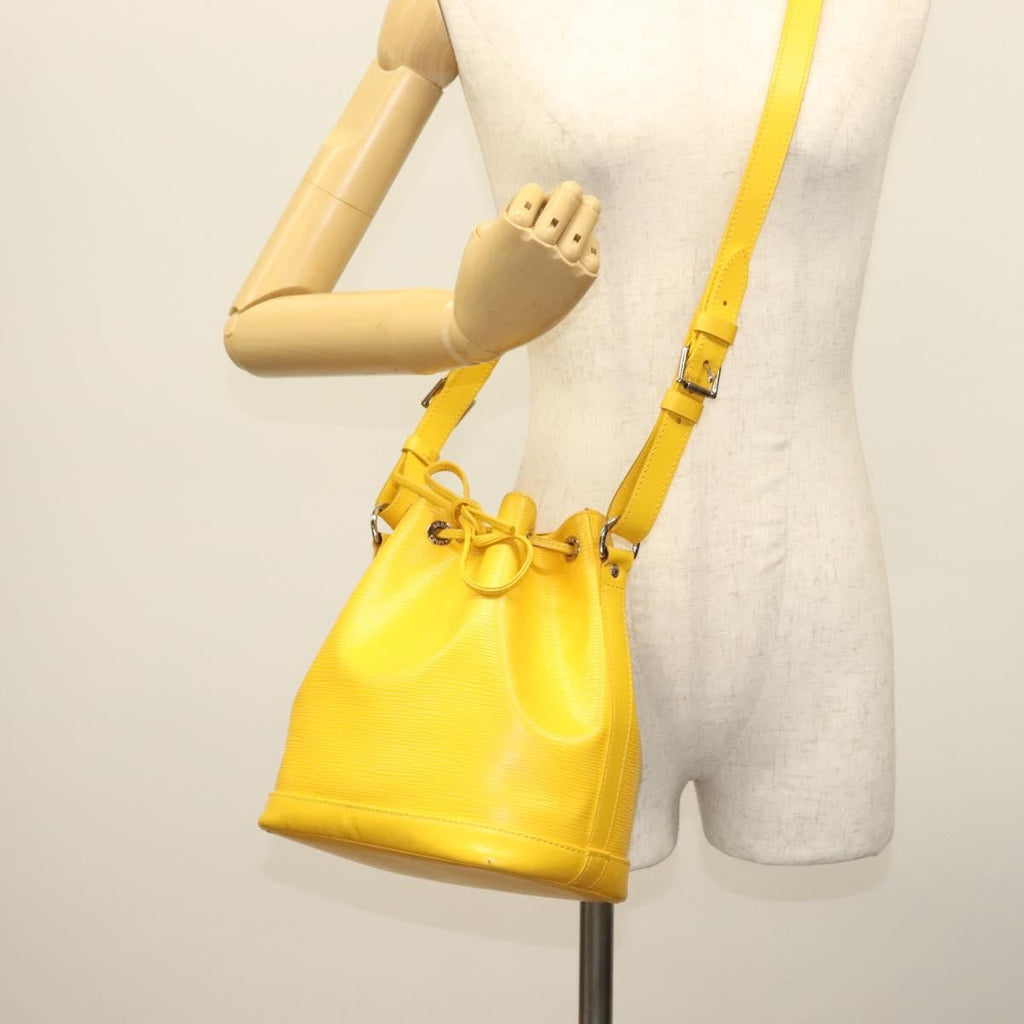 Louis Vuitton Noe Handbag Epi Leather Yellow Leather Bag