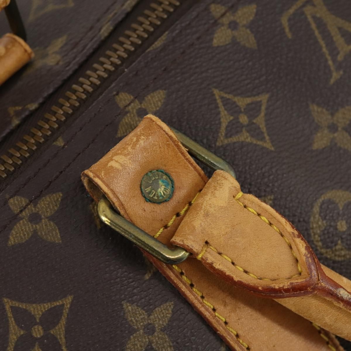 Louis Vuitton Keepall Bag Monogram Canvas Brown Canvas Travel Bag