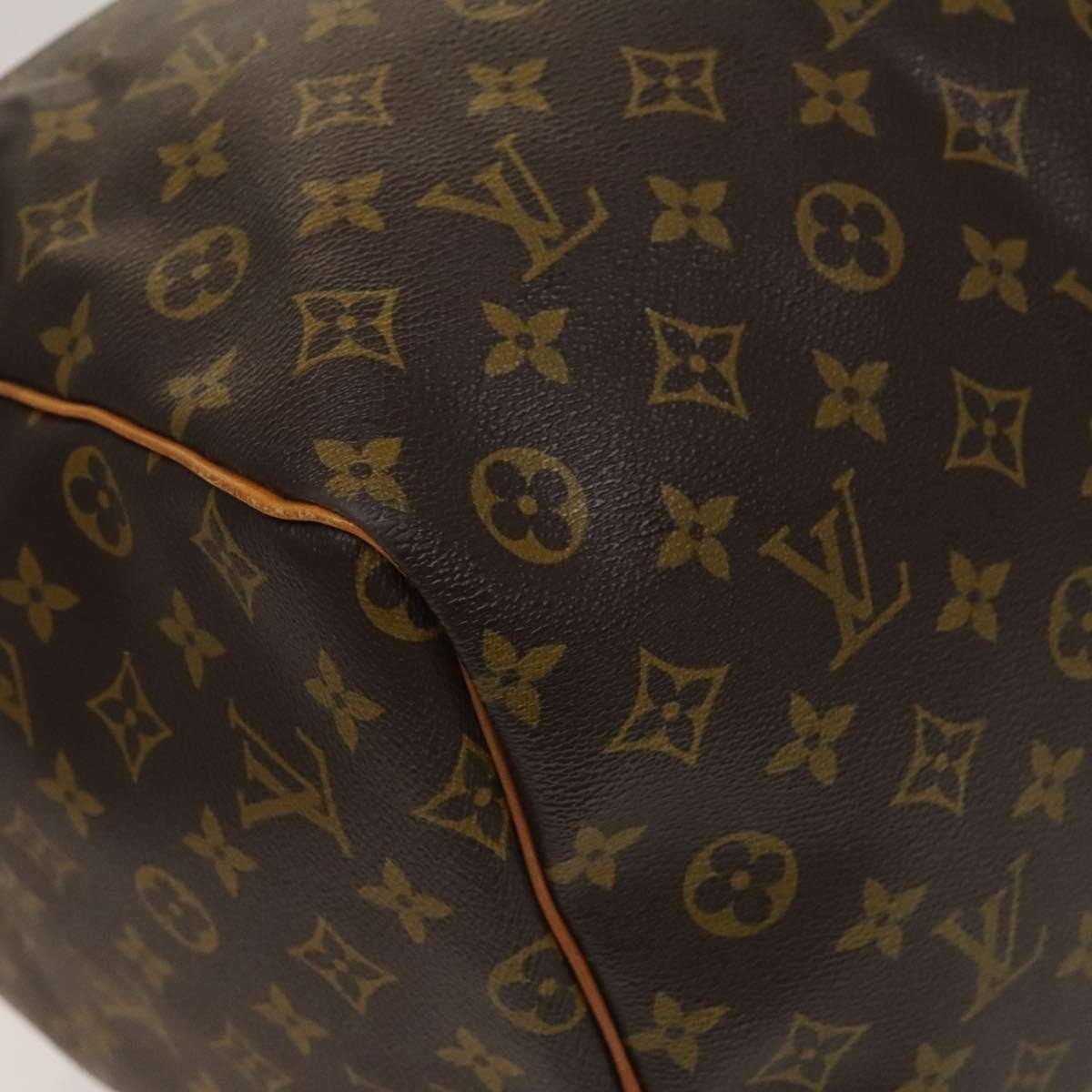 Louis Vuitton Keepall Bag Monogram Canvas Brown Canvas Travel Bag