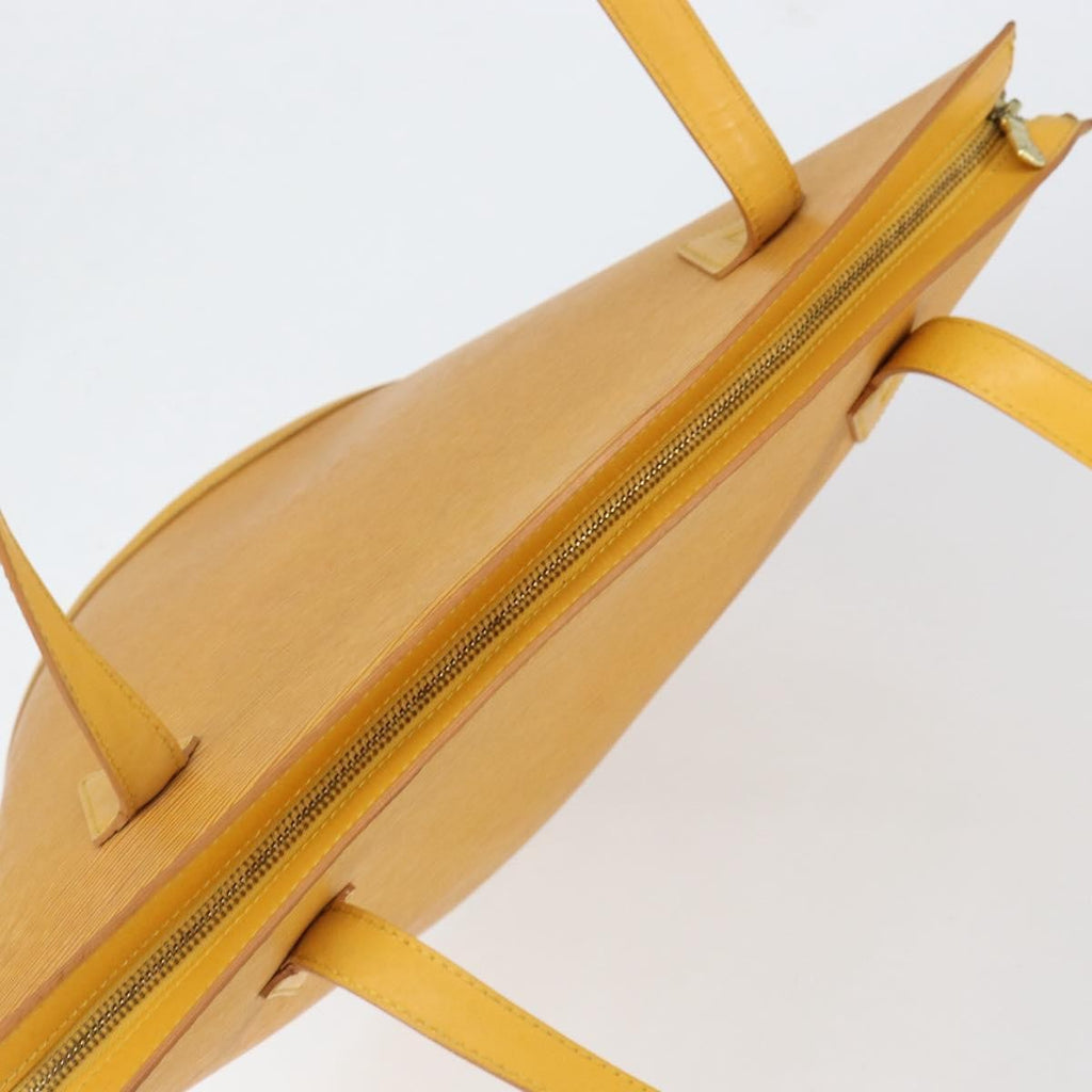 Louis Vuitton Saint Jacques Handbag Epi Leather Yellow Leather Handbag