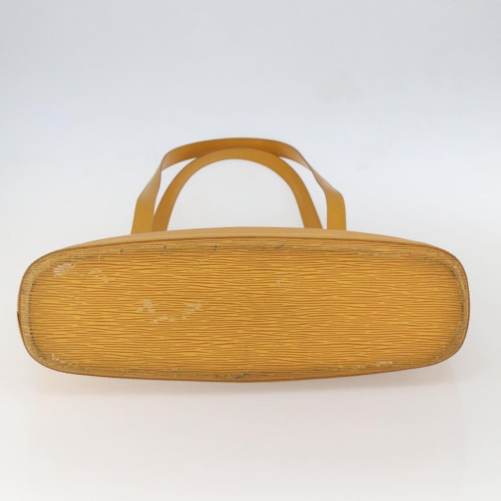 Louis Vuitton Lussac Handbag Epi Leather Yellow Leather Shoulder Bag