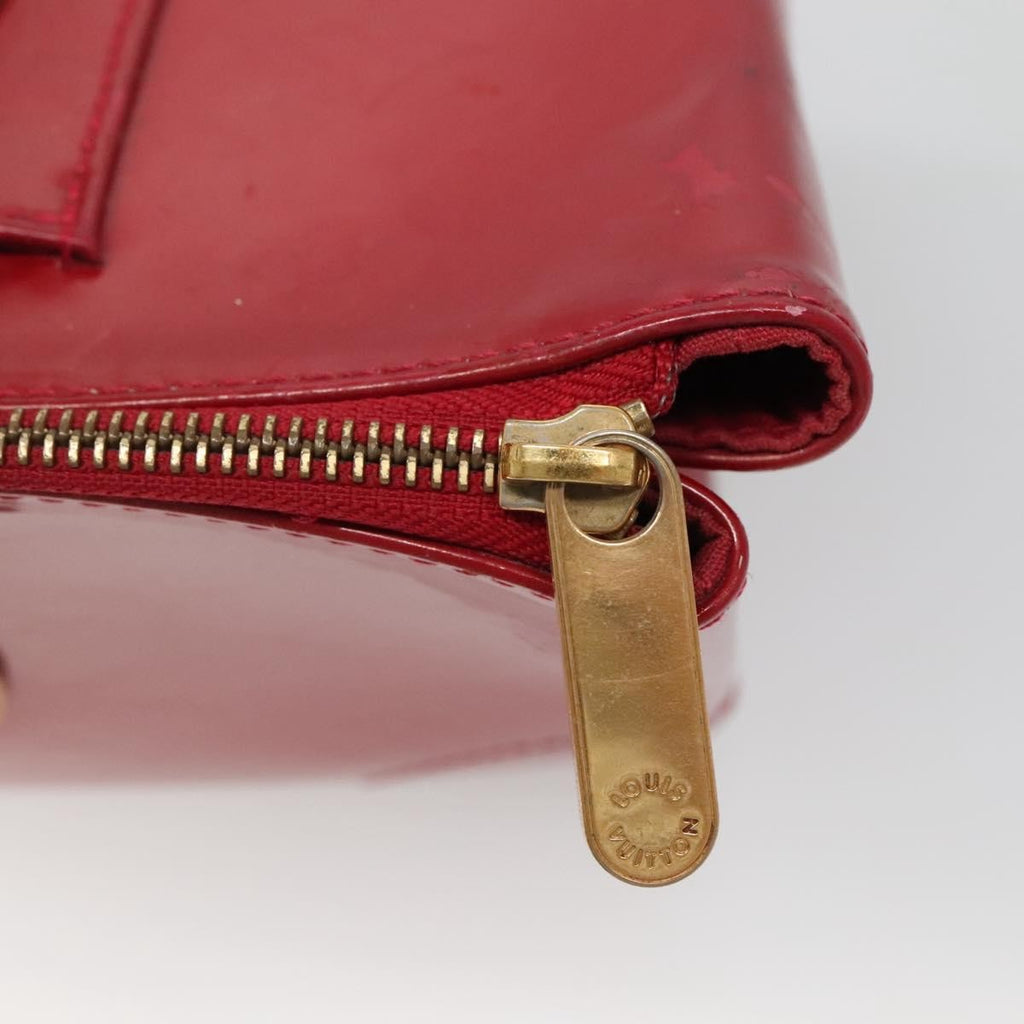 Louis Vuitton Rosewood Avenue Handbag Monogram Vernis Red Patent_Leather Handbag