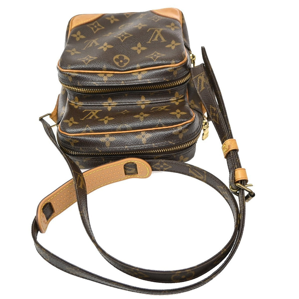 Louis Vuitton Amazone Bag Monogram Canvas Brown Canvas Shoulder Bag