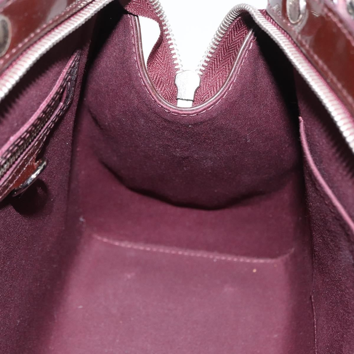 Louis Vuitton Brea Handbag Electric Epi Leather Purple Leather Handbag