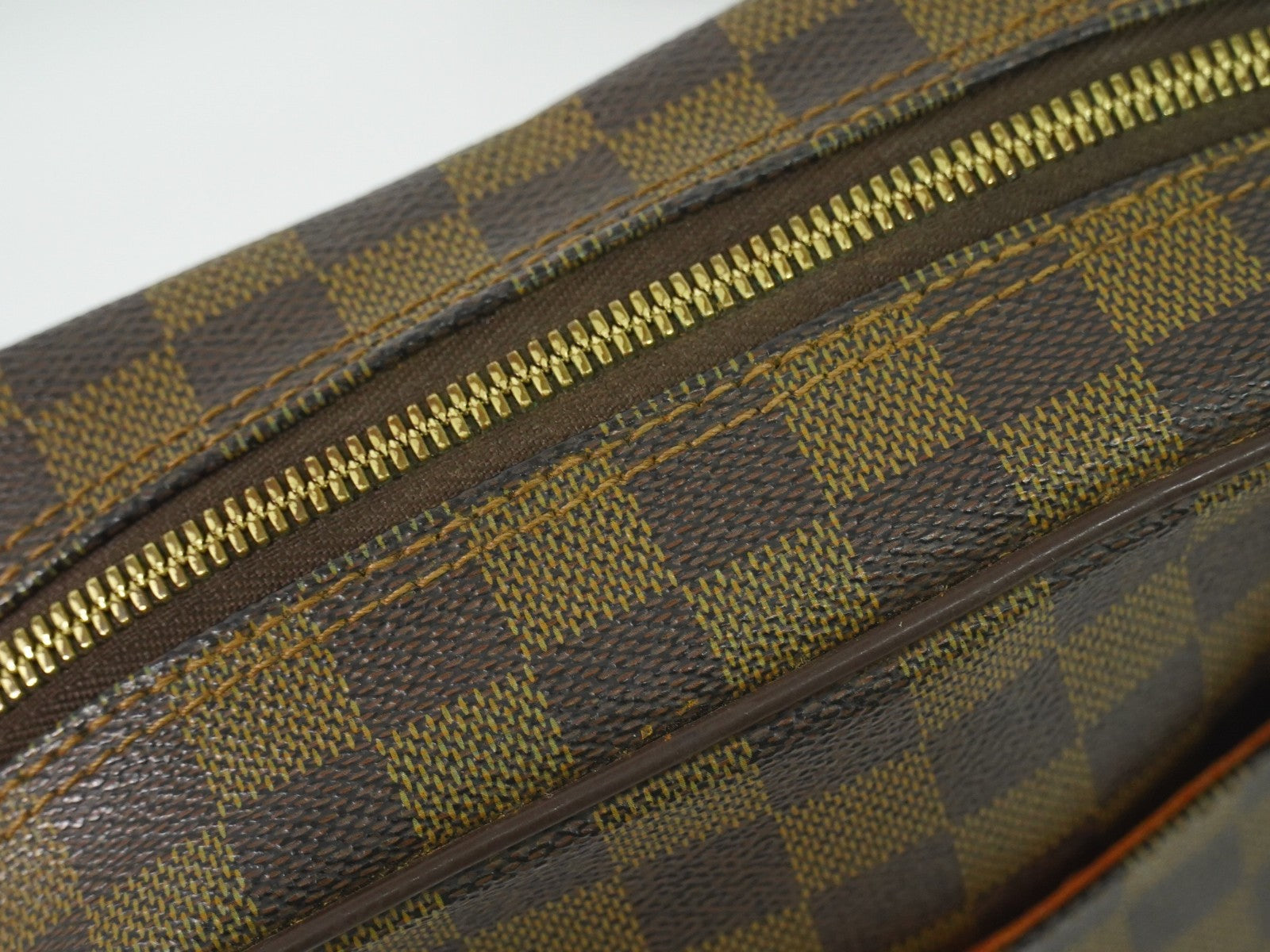 Louis Vuitton Olav Handbag Damier Brown Canvas Shoulder Bag