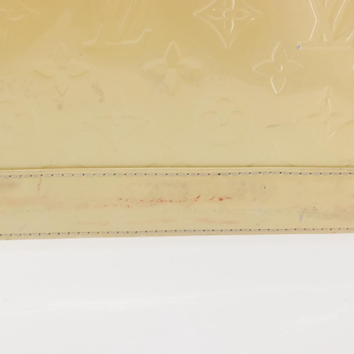Louis Vuitton Alma Handbag Monogram Vernis Beige Patent_Leather Handbag