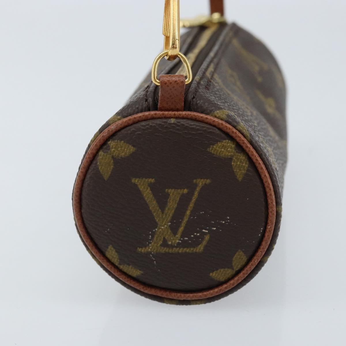 Louis Vuitton Papillon Pochette Monogram Canvas Brown Canvas Clutche & Pouche Bag