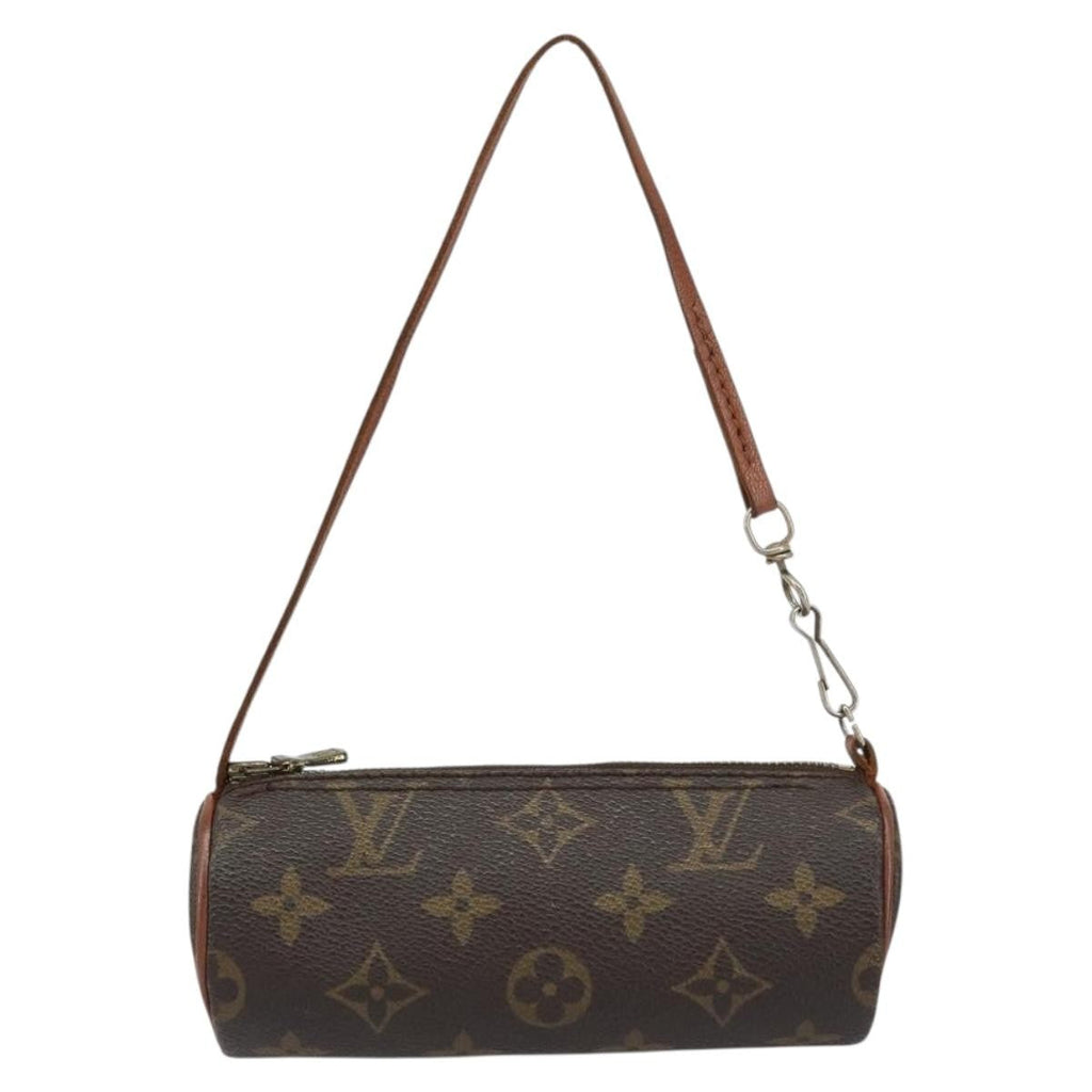Louis Vuitton Papillon Pochette Monogram Canvas Brown Canvas Clutche & Pouche Bag