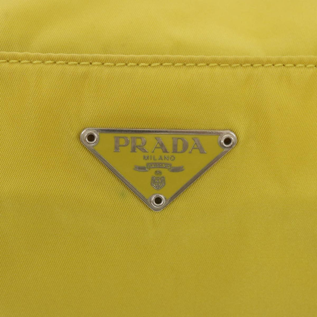 Prada Vintage Shoulder Bag Tessuto Yellow Nylon Shoulder Bag Bag