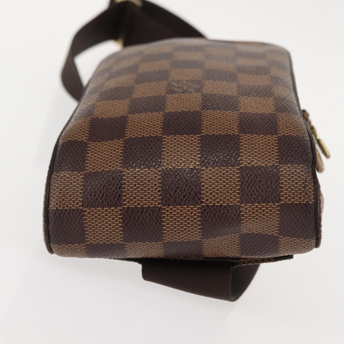 Louis Vuitton Geronimos Waist Bag Damier Brown Canvas Shoulder Bag