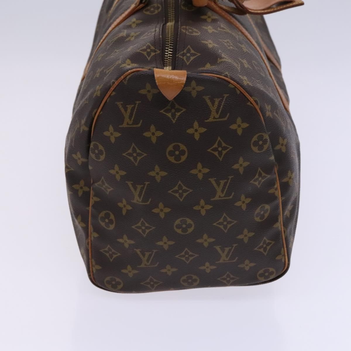 Louis Vuitton Keepall Bag Monogram Canvas Brown Canvas Travel Bag