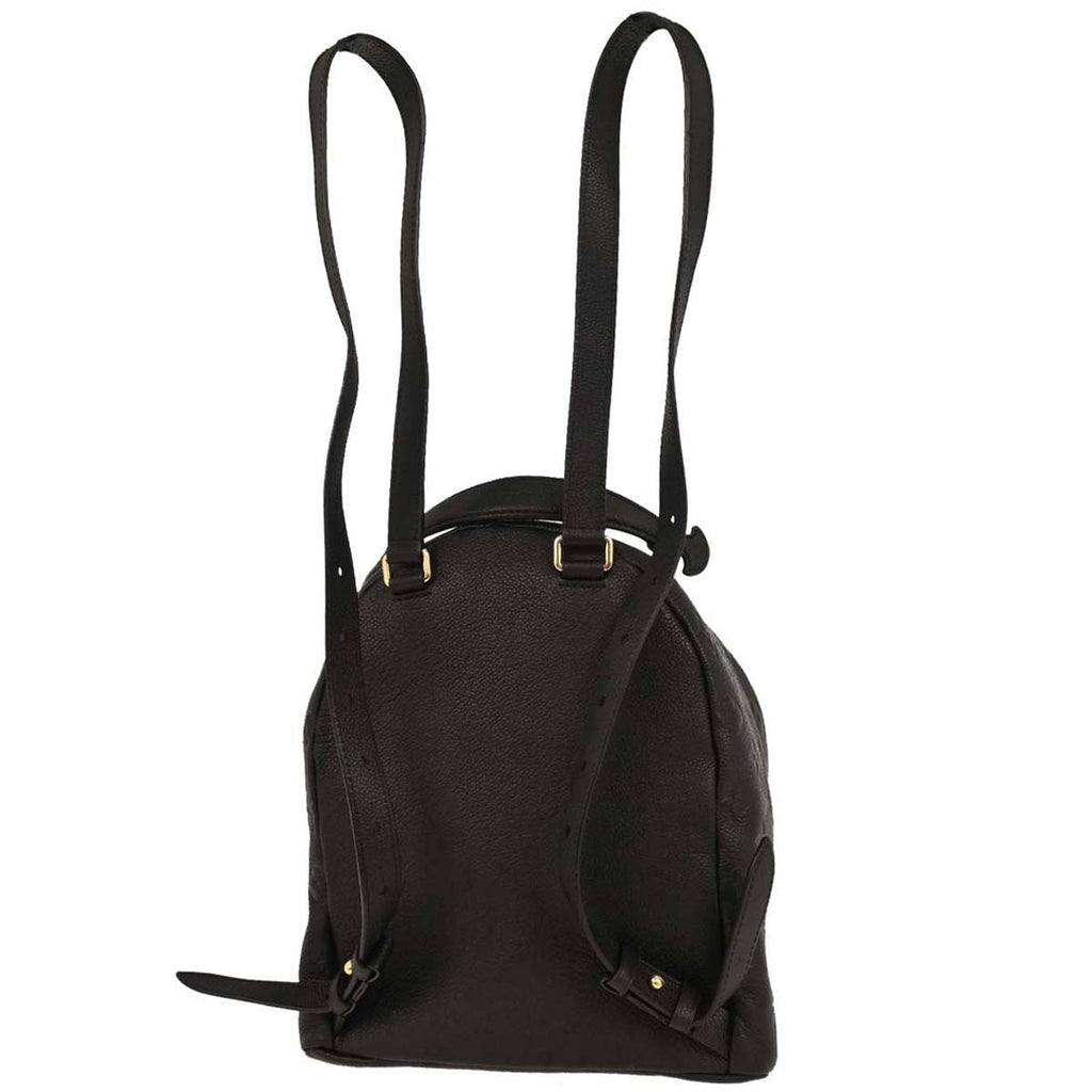 Louis Vuitton Sorbonne Backpack Monogram Empreinte Leather Black Leather Backpack Bag
