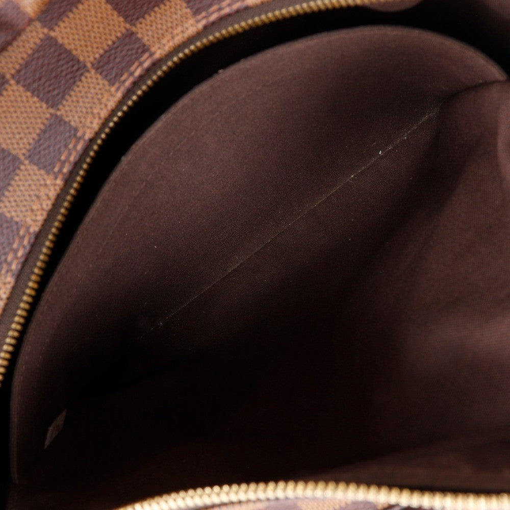 Louis Vuitton Naviglio Handbag Damier Brown Canvas Shoulder Bag
