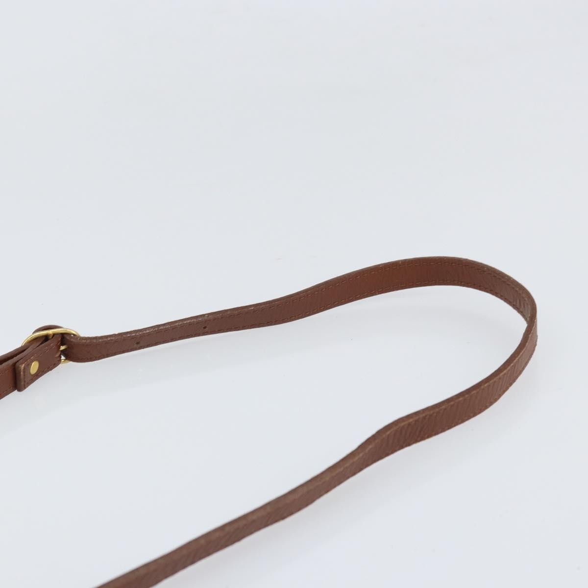 Burberry Vintage Shoulder Bag Leather Brown Leather Shoulder Bag