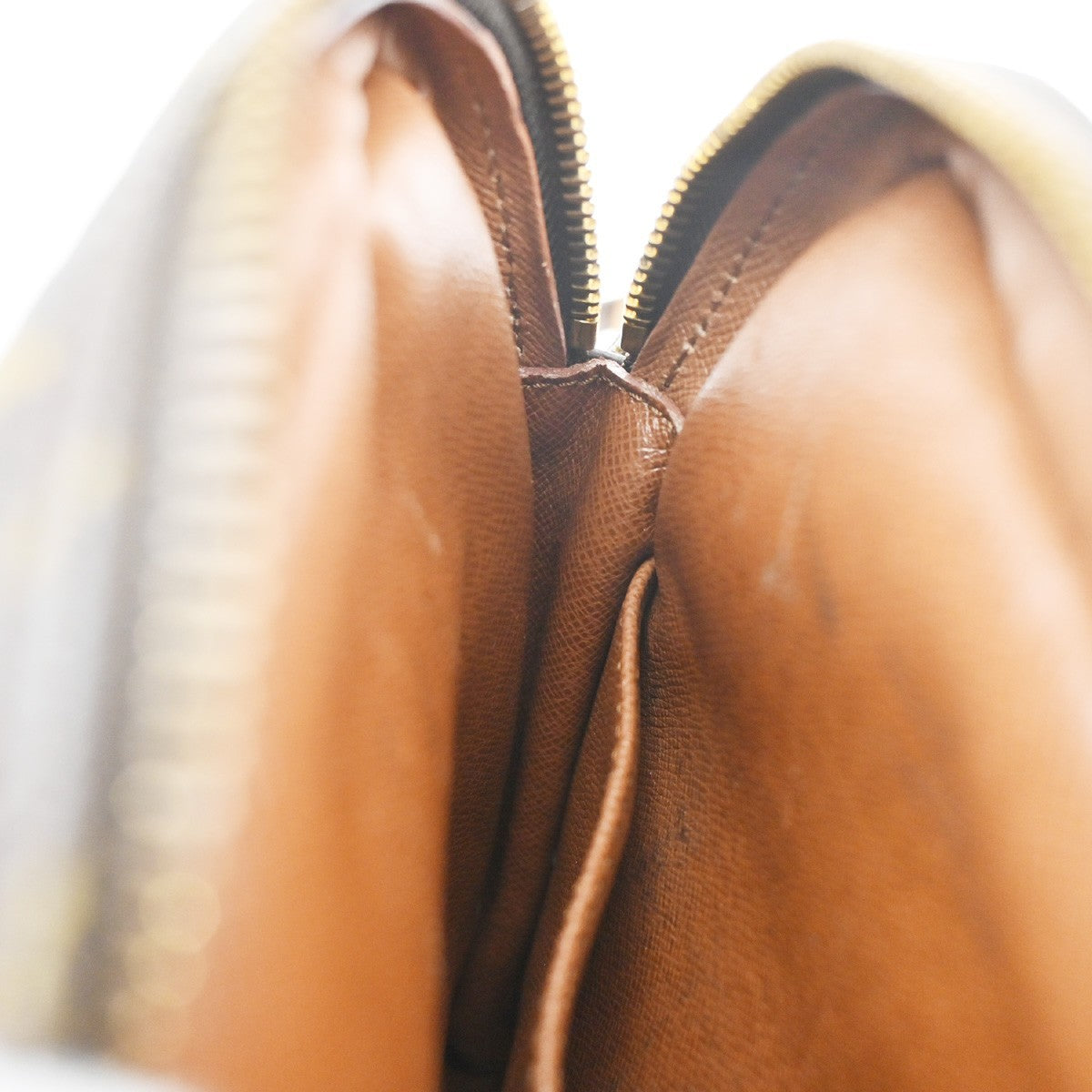 Louis Vuitton Amazone Bag Monogram Canvas Brown Canvas Shoulder Bag