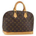 Louis Vuitton Alma Handbag Monogram Canvas Brown Canvas Handbag