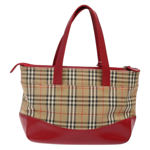 Burberry Nova Check Handbag Nova Check Canvas Beige Canvas Handbag