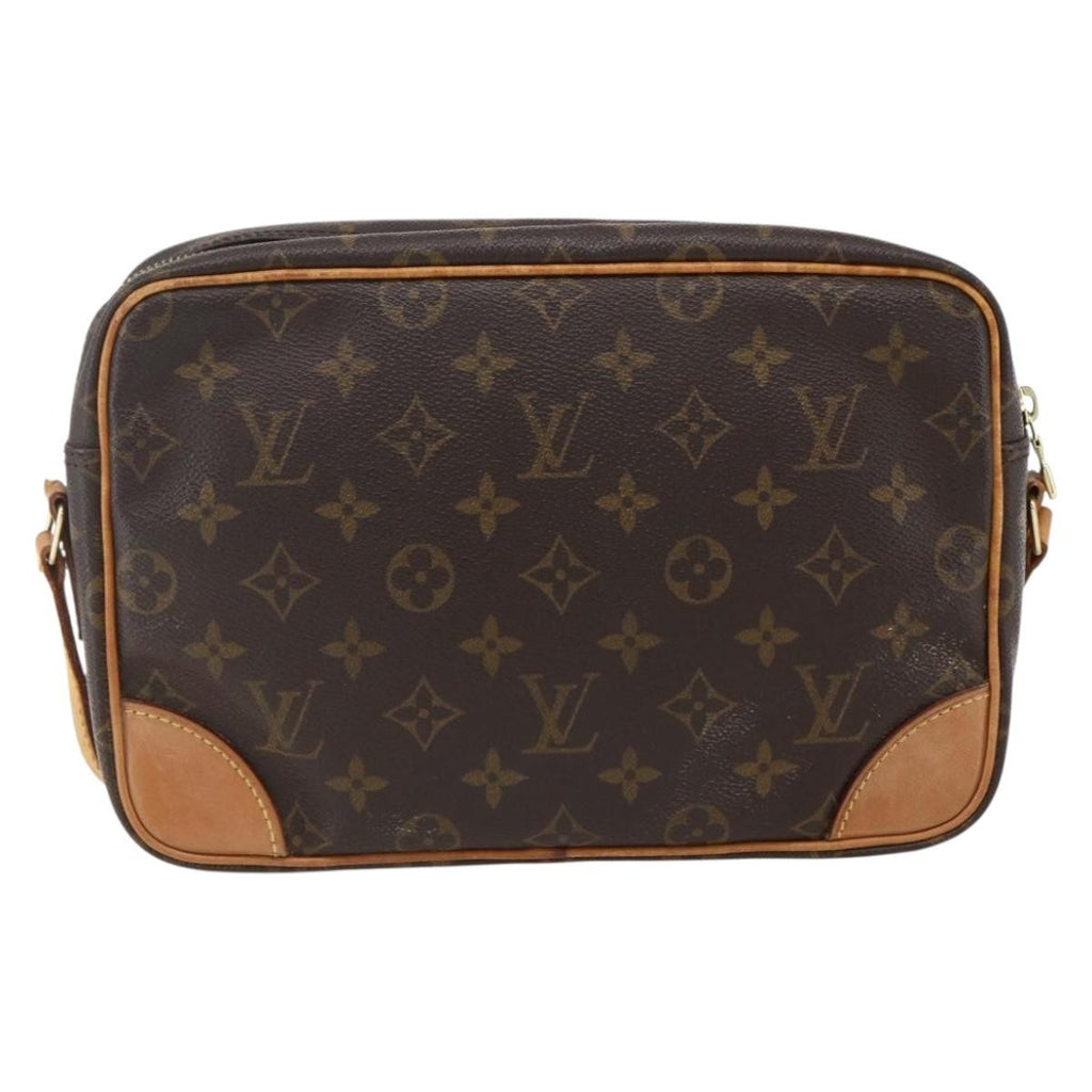 Louis Vuitton Trocadero Handbag Monogram Canvas Brown Canvas Shoulder Bag
