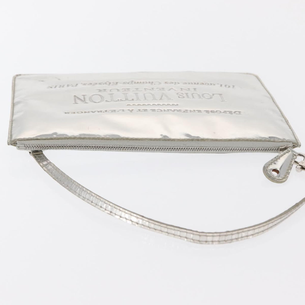 Louis Vuitton Pochette Clutch Monogram Miroir Pvc Silver Pvc Clutche & Pouche Bag