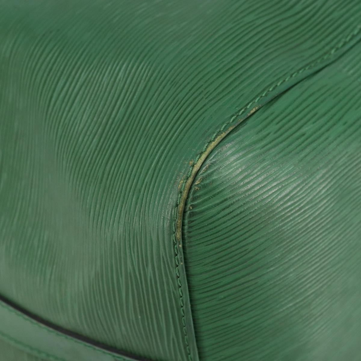 Louis Vuitton Petit Noe Handbag Epi Leather Green Leather Shoulder Bag