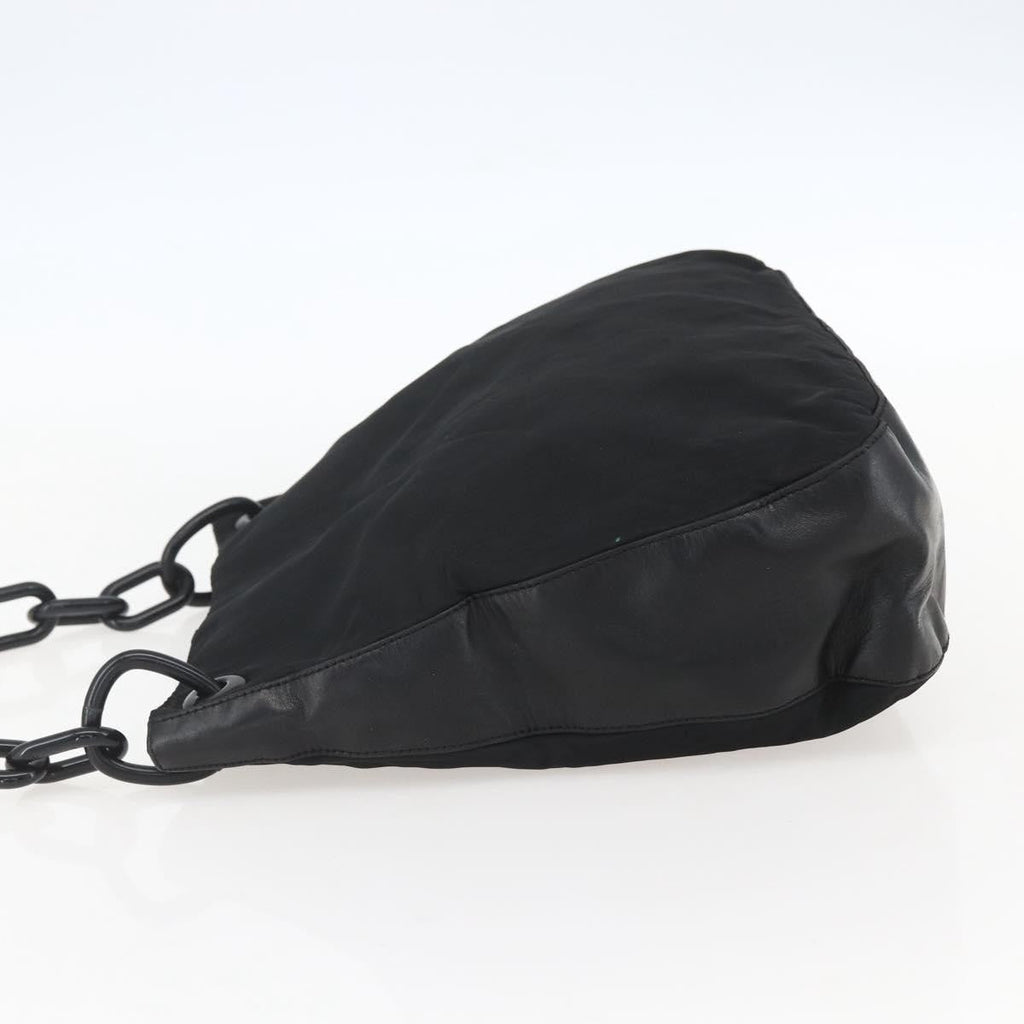 Prada Chain Shoulder Bag Tessuto Black Nylon Shoulder Bag Bag