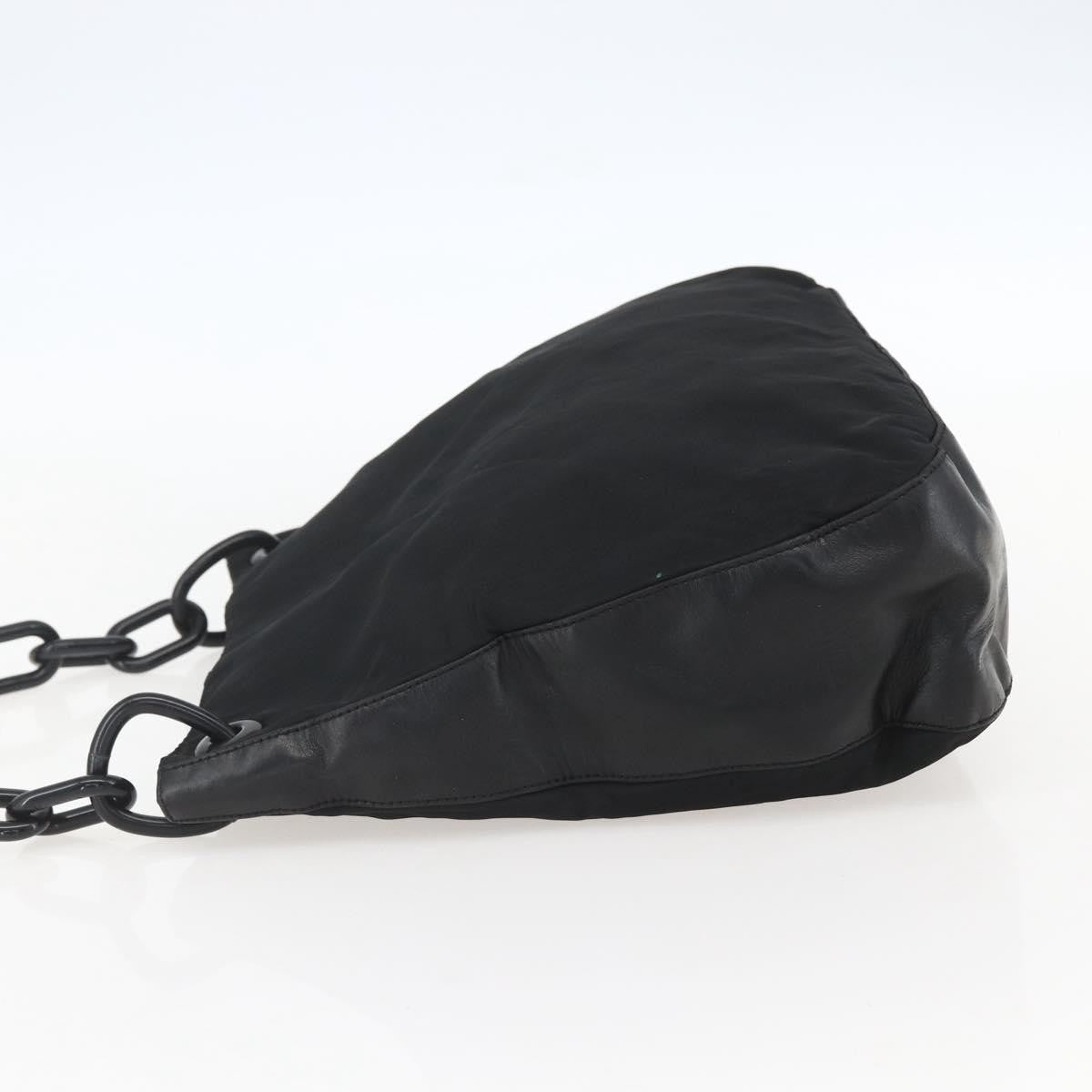 Prada Chain Shoulder Bag Tessuto Black Nylon Shoulder Bag Bag