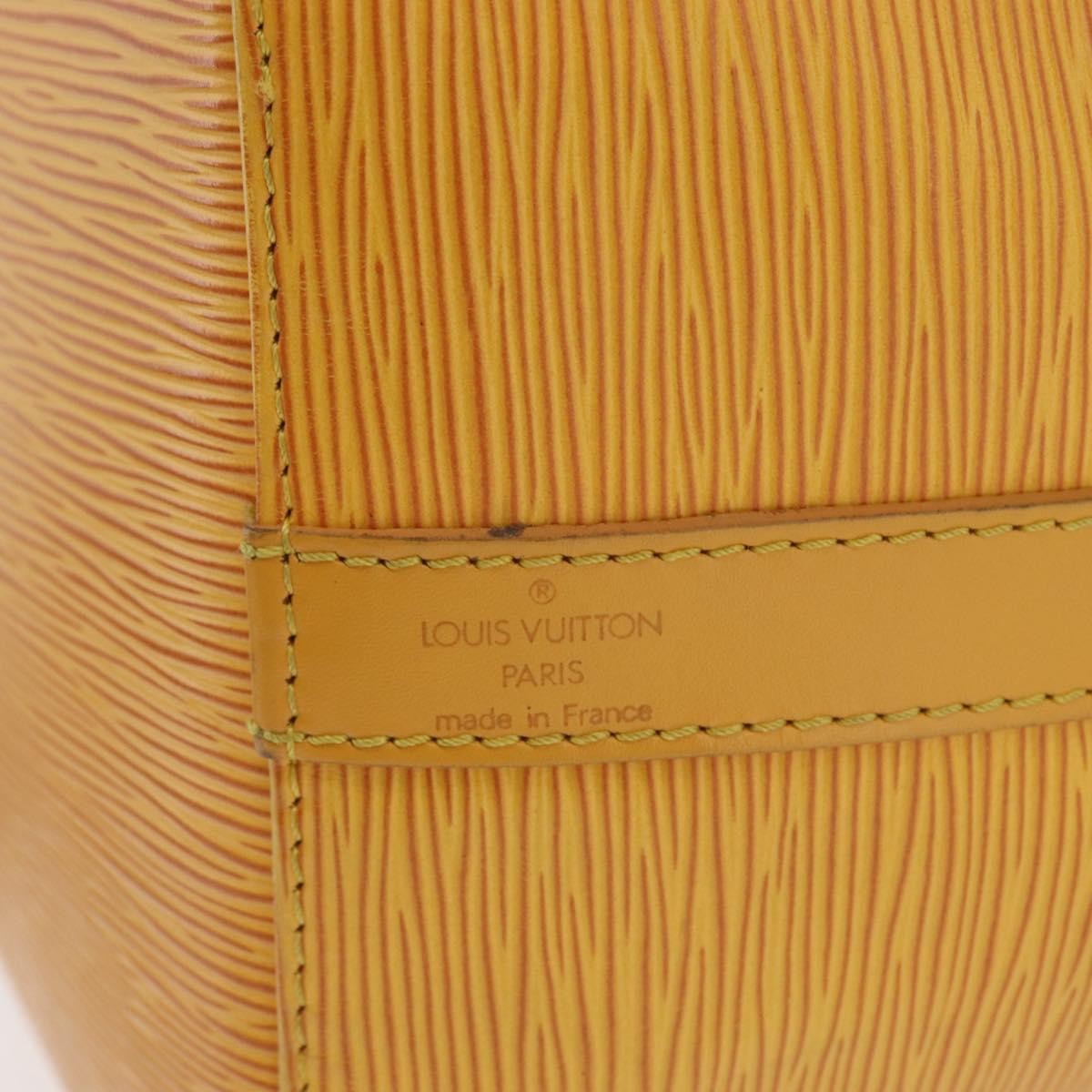 Louis Vuitton Petit Noe Handbag Epi Leather Yellow Leather Shoulder Bag