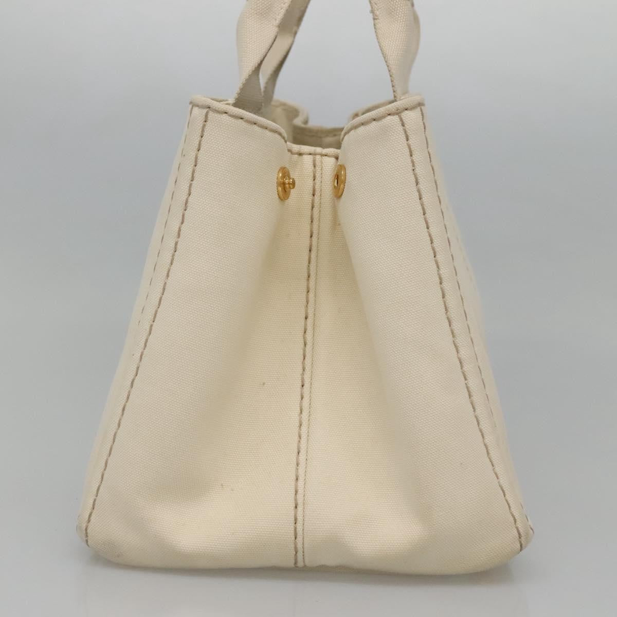 Prada Canapa Tote Canvas White Canvas Tote Bag Bag