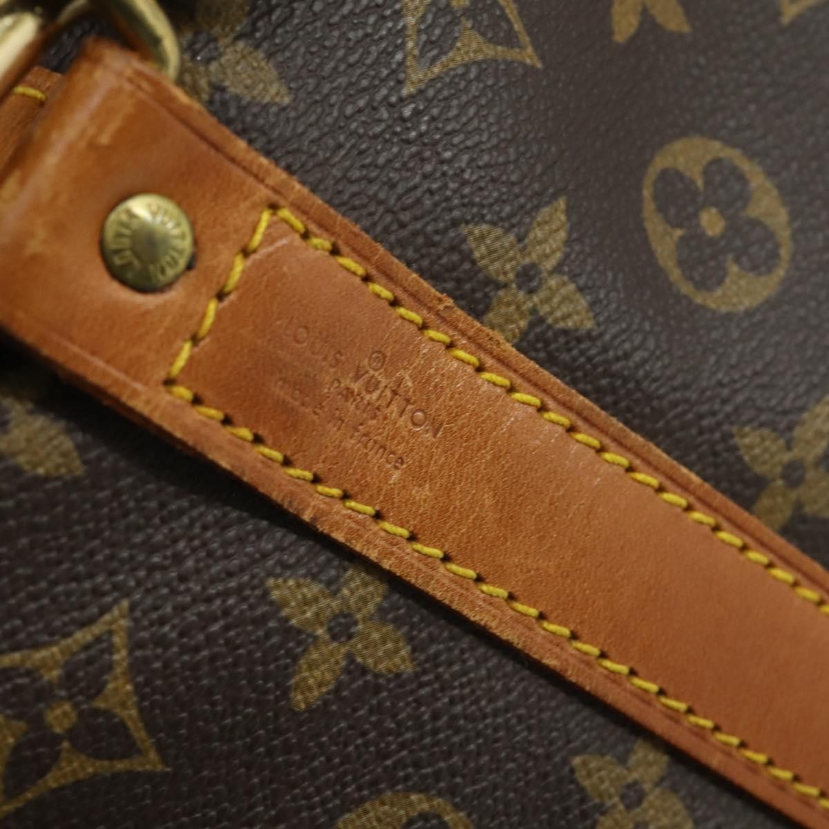 Louis Vuitton Keepall Bandouliere Bag Monogram Canvas Brown Canvas Travel Bag