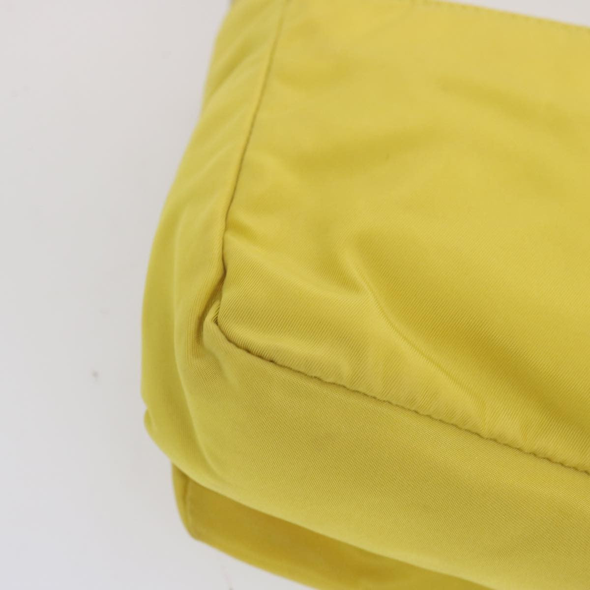 Prada Vintage Shoulder Bag Tessuto Yellow Nylon Shoulder Bag Bag