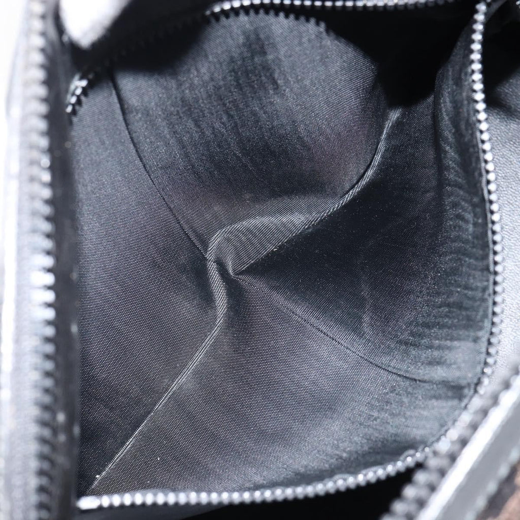 Celine Vintage Macadam Handbag C Macadam Suede Black Suede Handbag