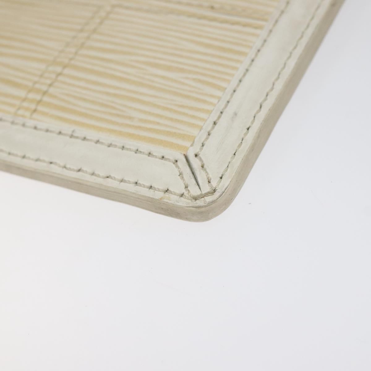 Louis Vuitton Delmonico Pochette Stretch Epi Leather Ecru Leather Clutche & Pouche Bag