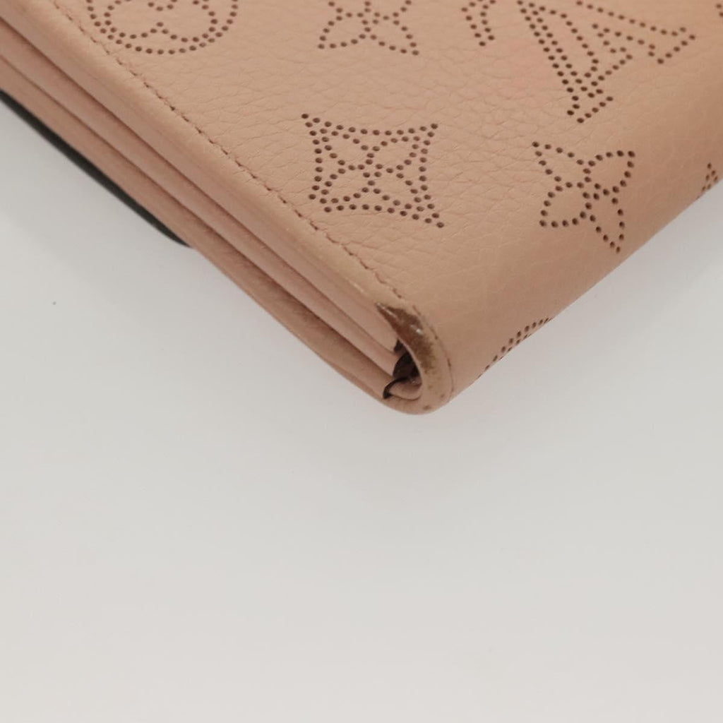 Louis Vuitton Iris Wallet Mahina Leather Pink Leather Wallets Accessory