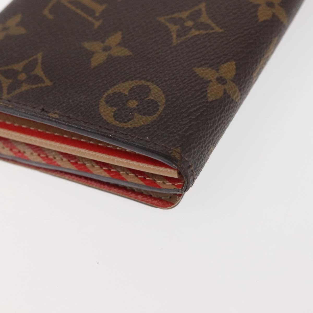 Louis Vuitton Vintage Sarah Wallet Monogram Canvas Brown Canvas Wallets Accessory