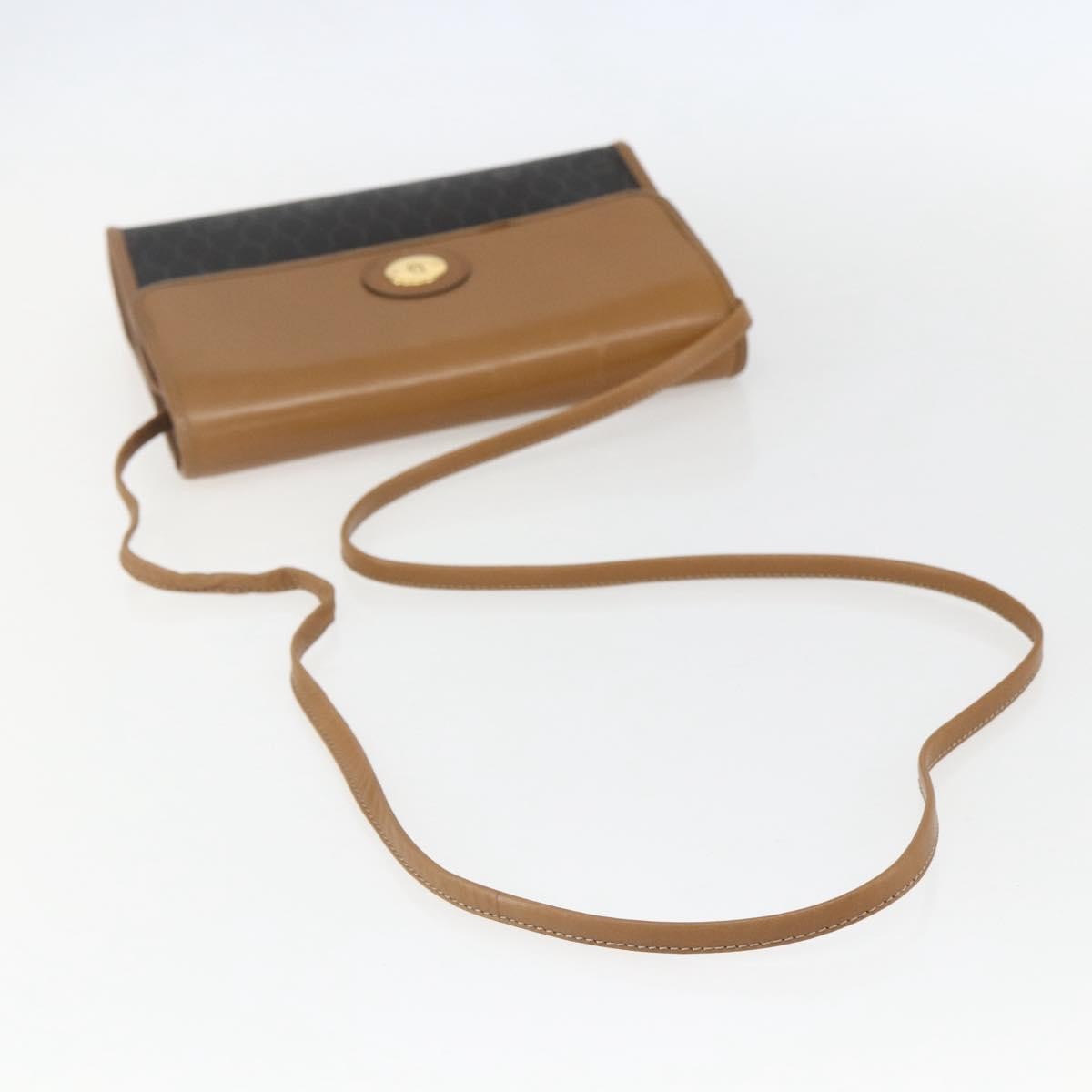 Christian Dior Vintage Honeycomb Shoulder Bag Canvas And Leather Black Pvc Shoulder Bag Bag (Pre-Owned)