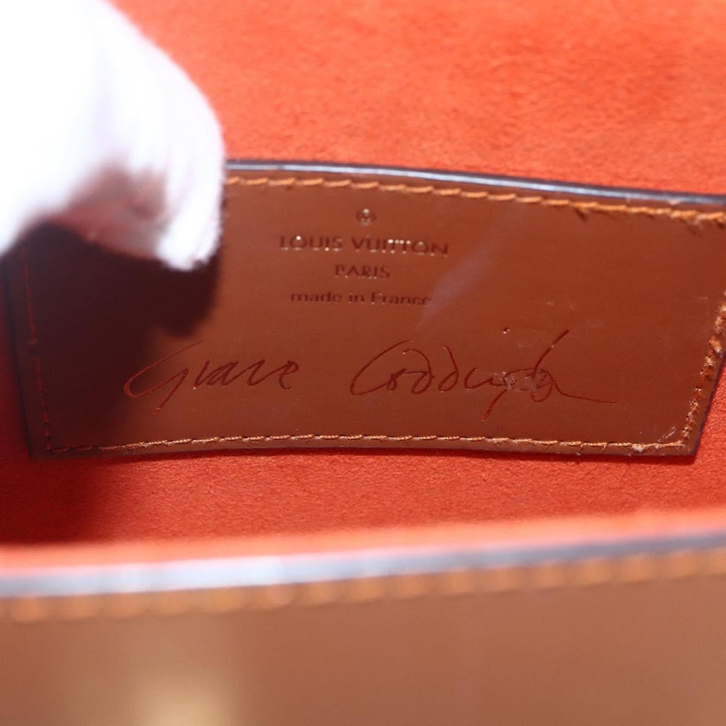 Louis Vuitton Twist Handbag Limited Edition Grace Coddington Catogram Canvas Brown Canvas Shoulder Bag