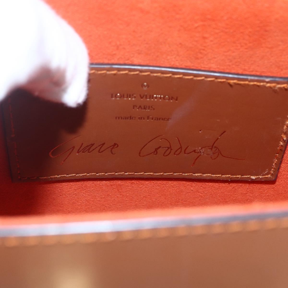 Louis Vuitton Twist Handbag Limited Edition Grace Coddington Catogram Canvas Brown Canvas Shoulder Bag