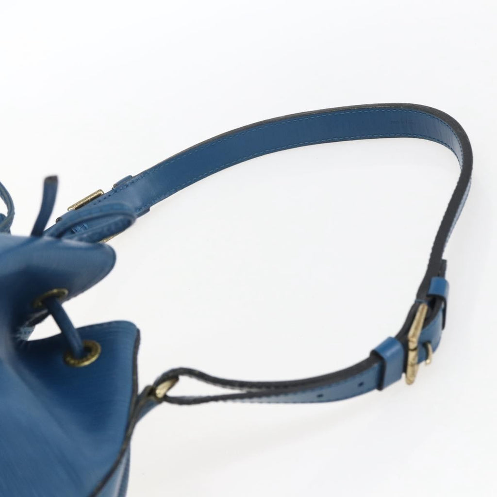 Louis Vuitton Noe Handbag Epi Leather Blue Leather Shoulder Bag
