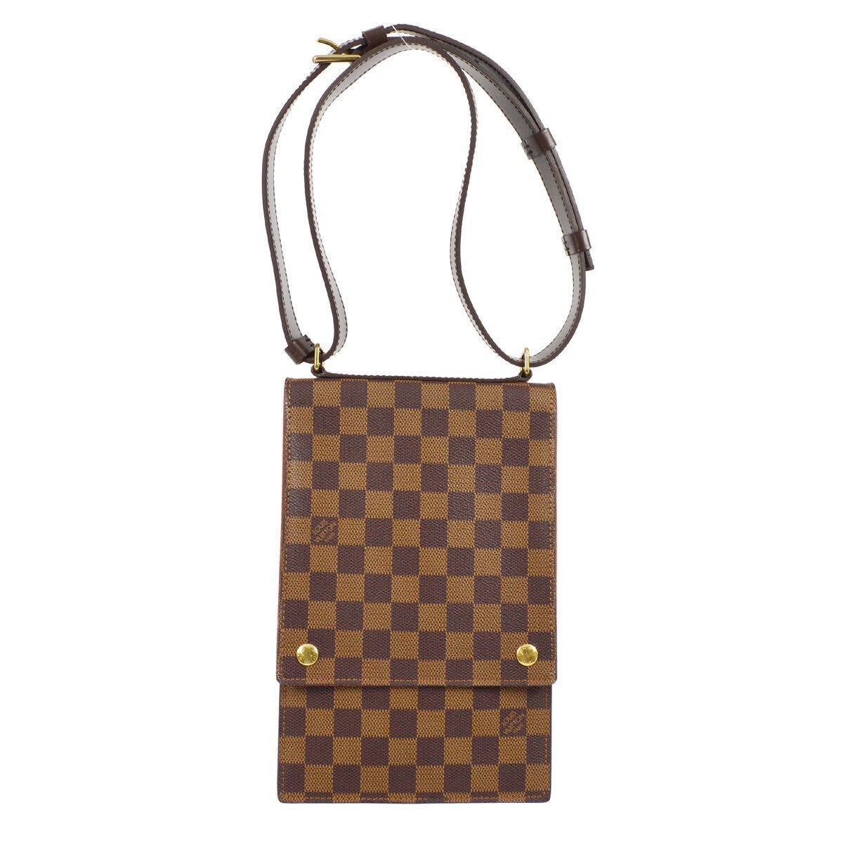 Louis Vuitton Portobello Messenger Damier Brown Canvas Shoulder Bag
