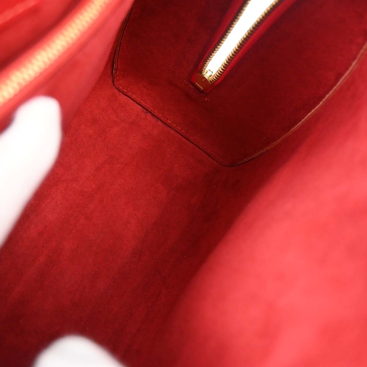 Louis Vuitton Pont Neuf Handbag Epi Leather Red Leather Handbag