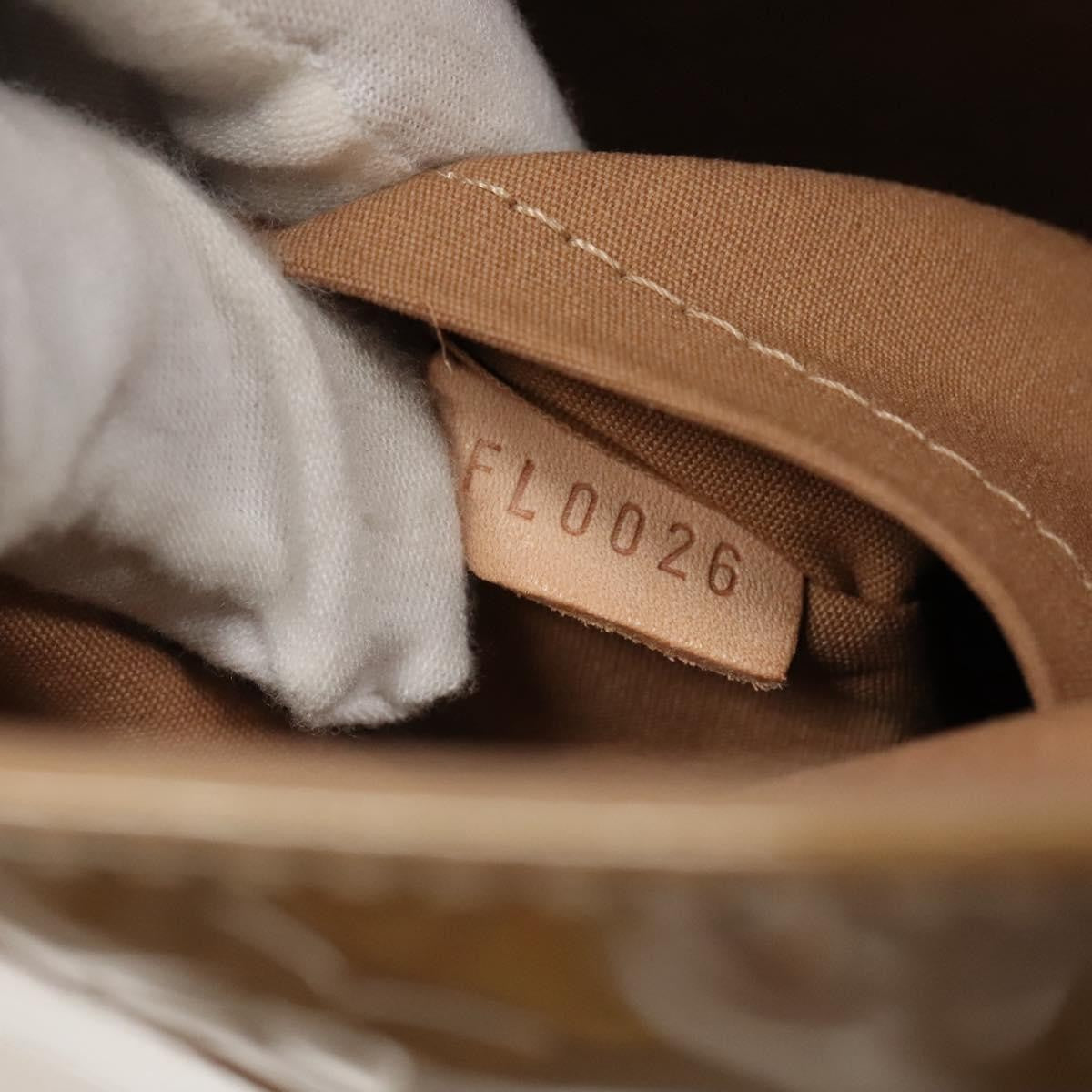 Louis Vuitton Brentwood Handbag Monogram Vernis Brown Patent_Leather Shoulder Bag