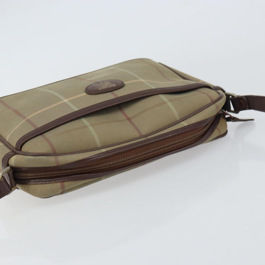 Burberry Nova Check Shoulder Bag Canvas Beige Canvas Shoulder Bag