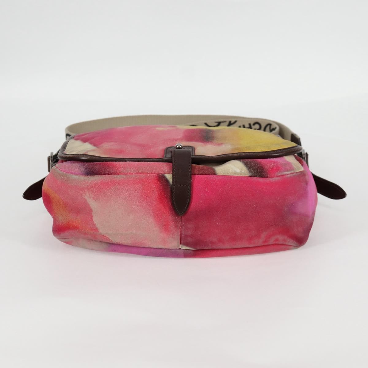Chanel Flower Power Messenger Bag Multicolor Printed Nubuck Multicolour Suede Shoulder Bag Bag