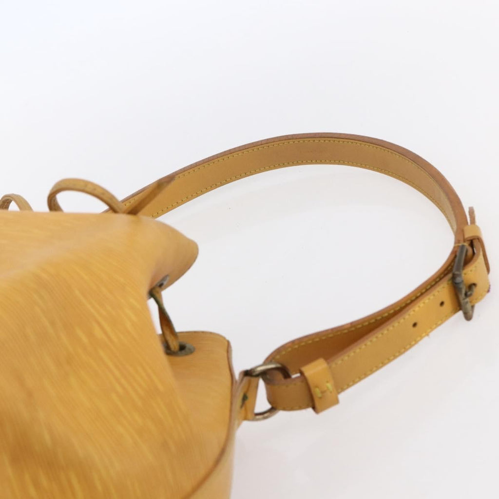 Louis Vuitton Petit Noe Handbag Epi Leather Yellow Leather Shoulder Bag